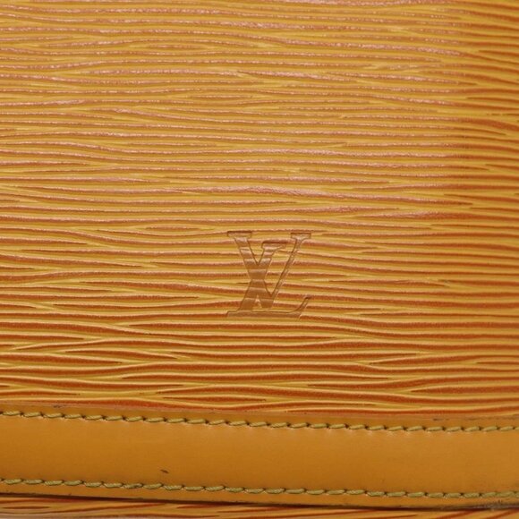 LOUIS VUITTON Epi Lussac Shoulder Bag Yellow LV Auth - Picture 10 of 16